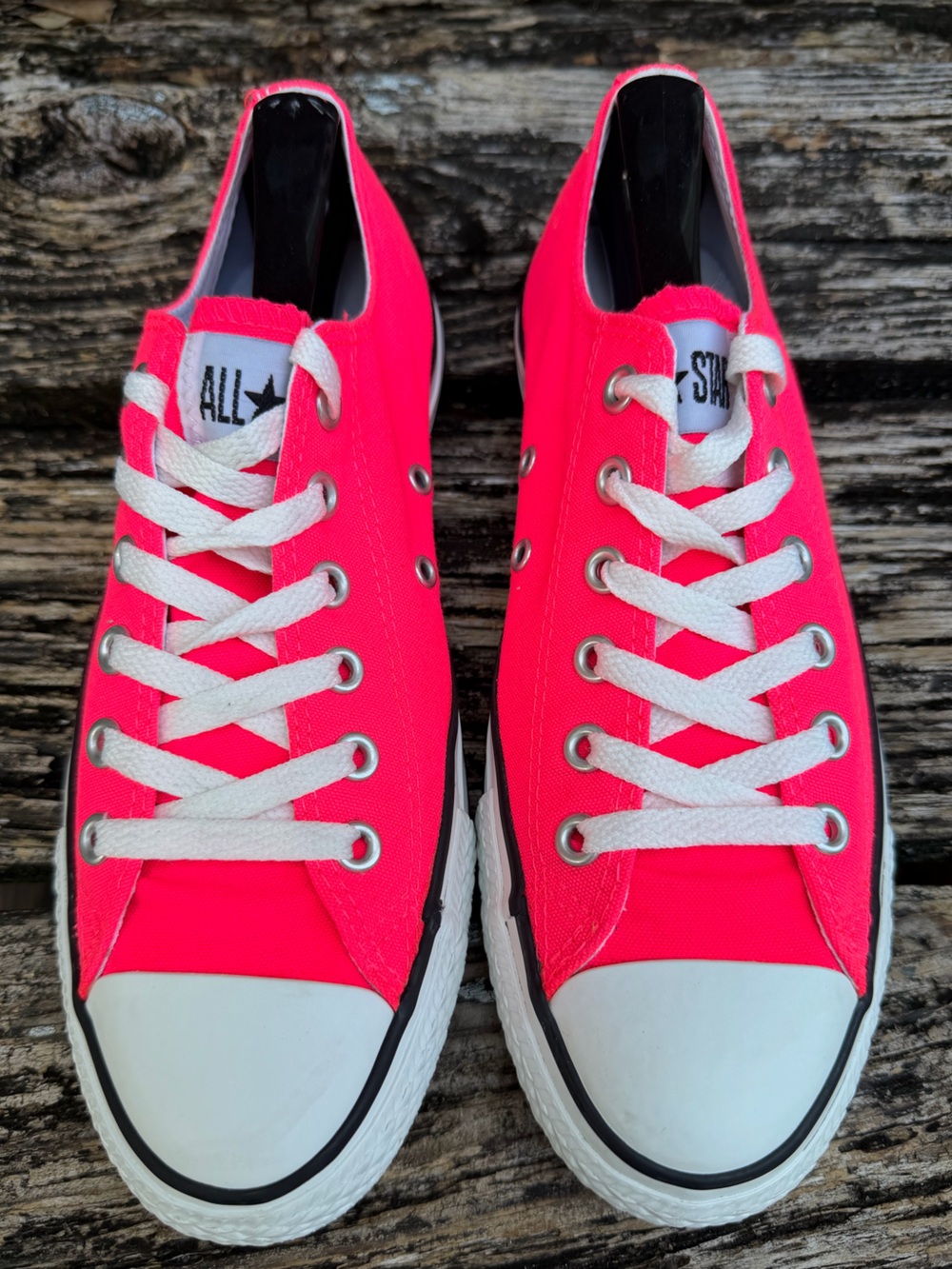 Converse Chuck Taylor All Star Unisex M-7 W-9 Pink Low Top Canvas Sneakers X2 - Picture 12 of 14